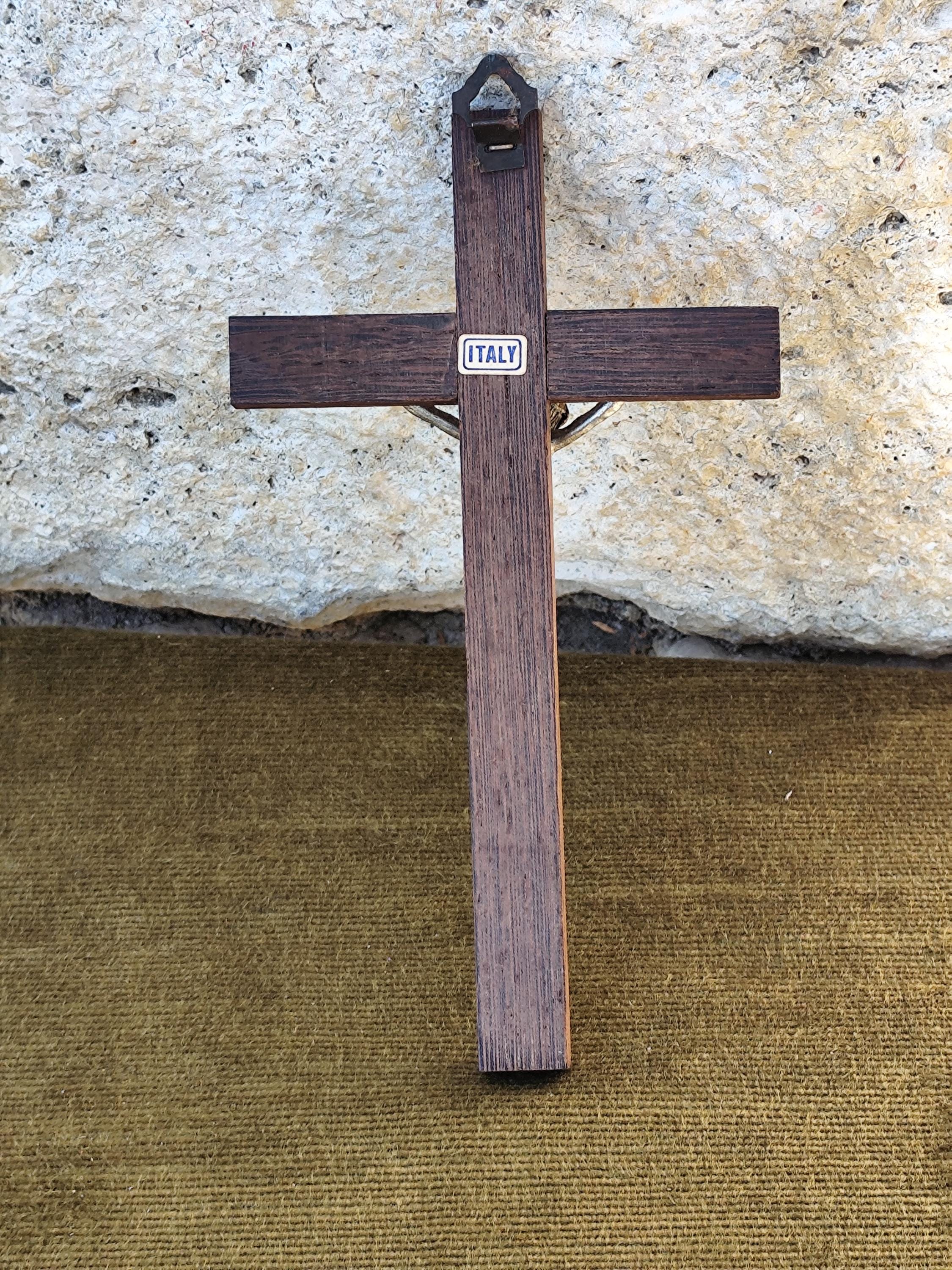 Rare INRI Christ Cross Crucifix in Bronze Signed Artaud - Etsy