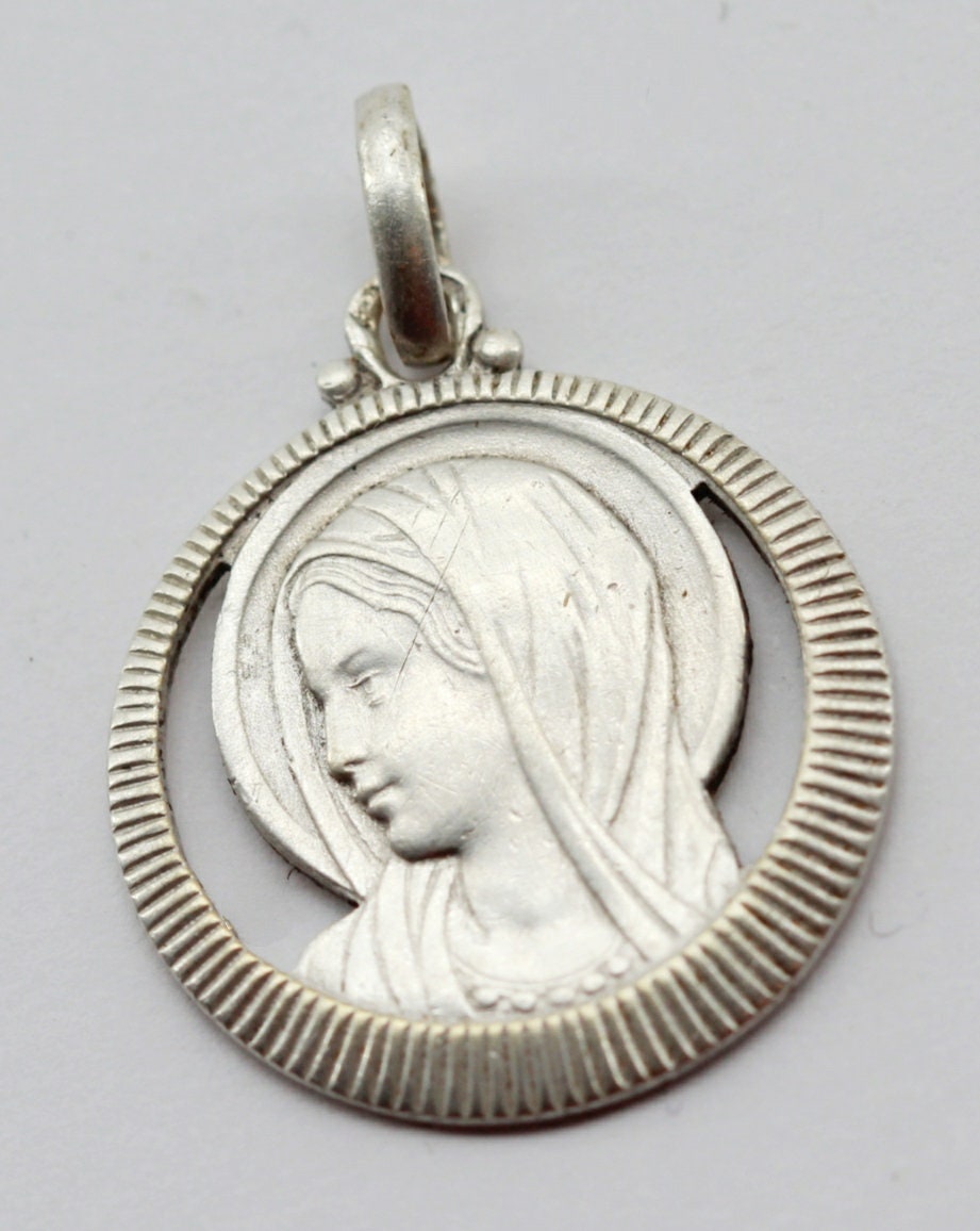 Rare Médaille Vierge Marie