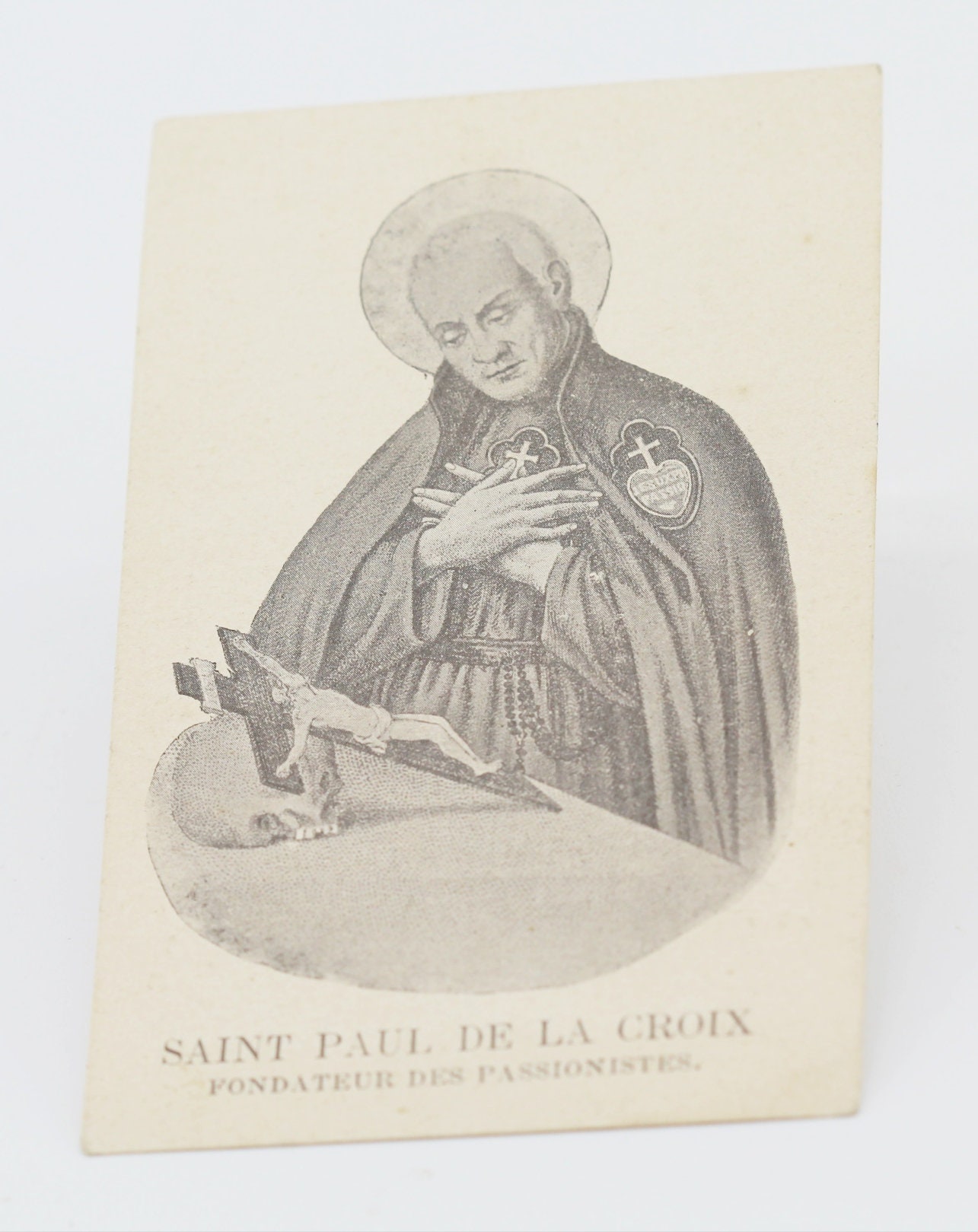 Ancienne Image Pieuse Saint Paul de La Croix