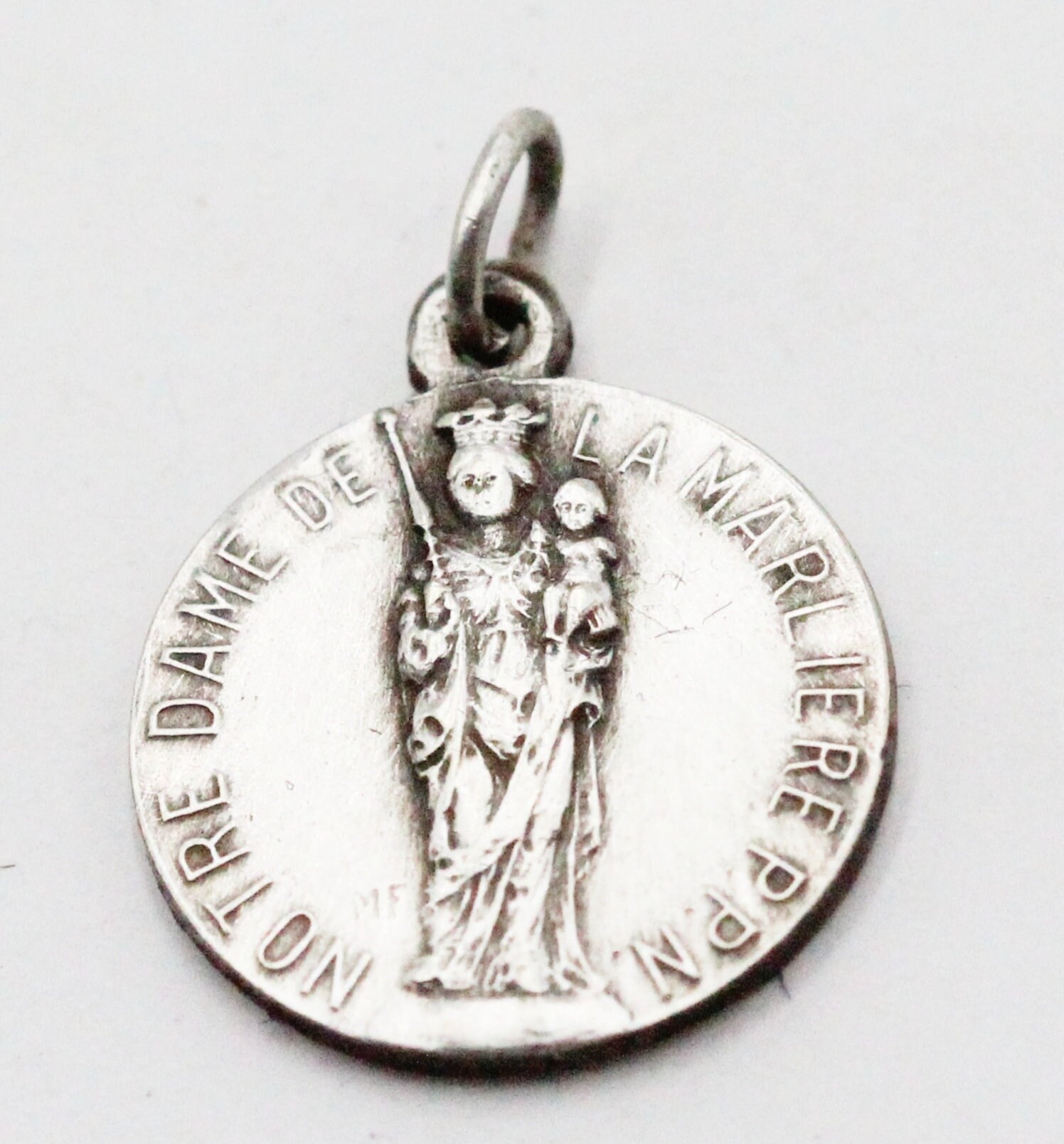 Rare Médaille Notre Dame de La Marliere