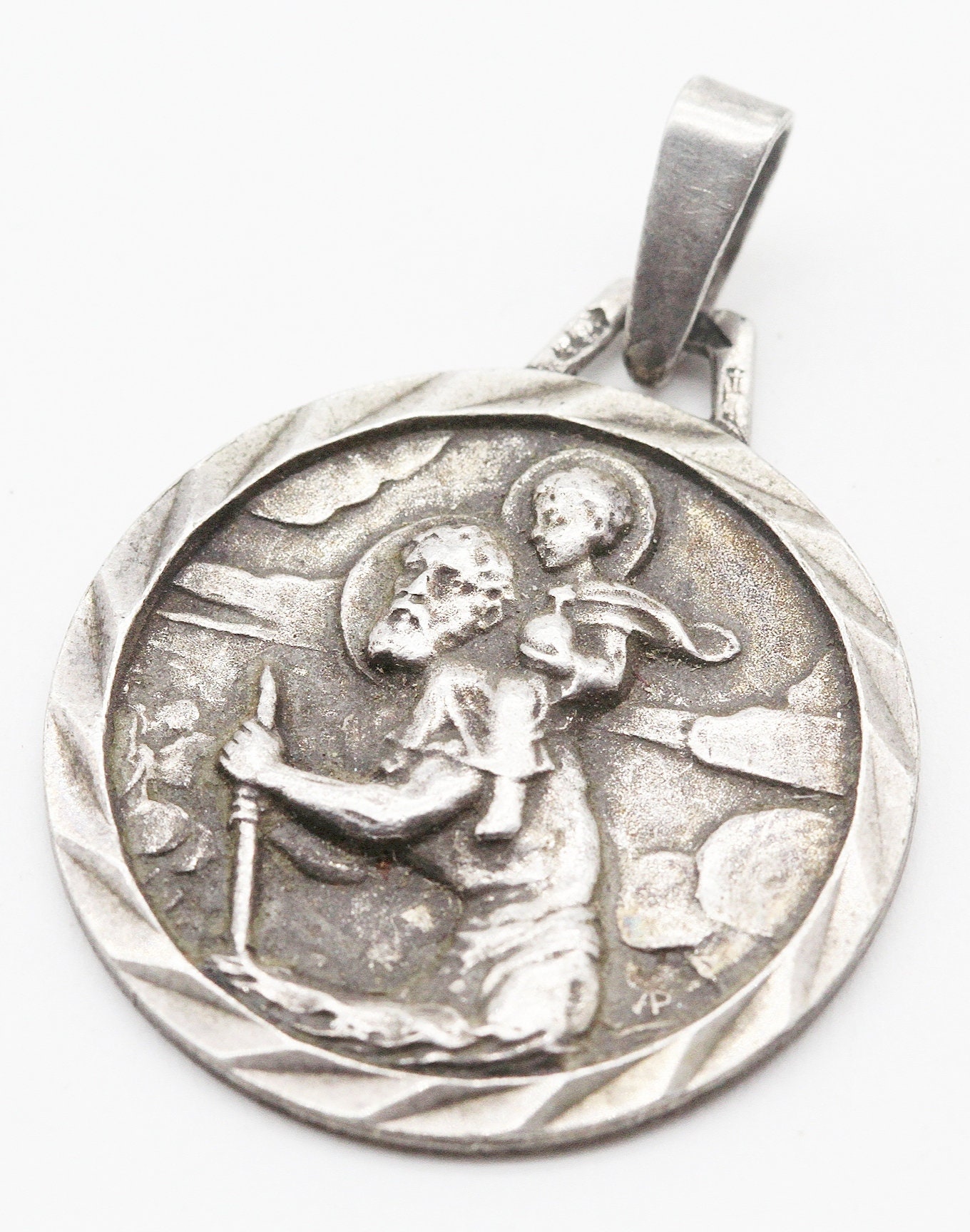 Medaille Saint Christophe en Argent