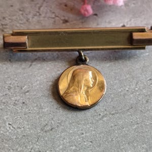 virgin mary brooch