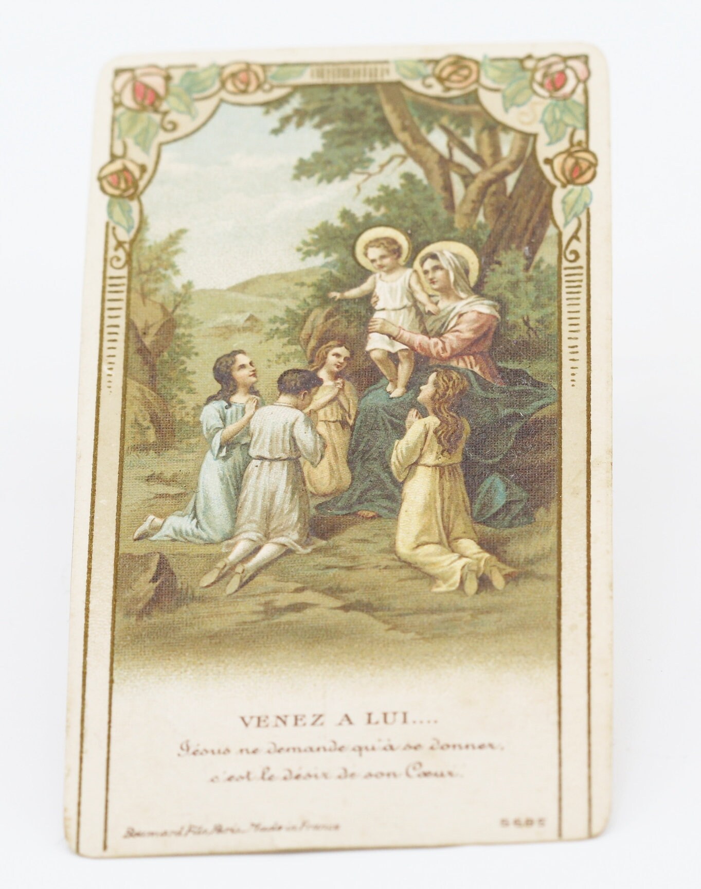 Ancienne Image Pieuse