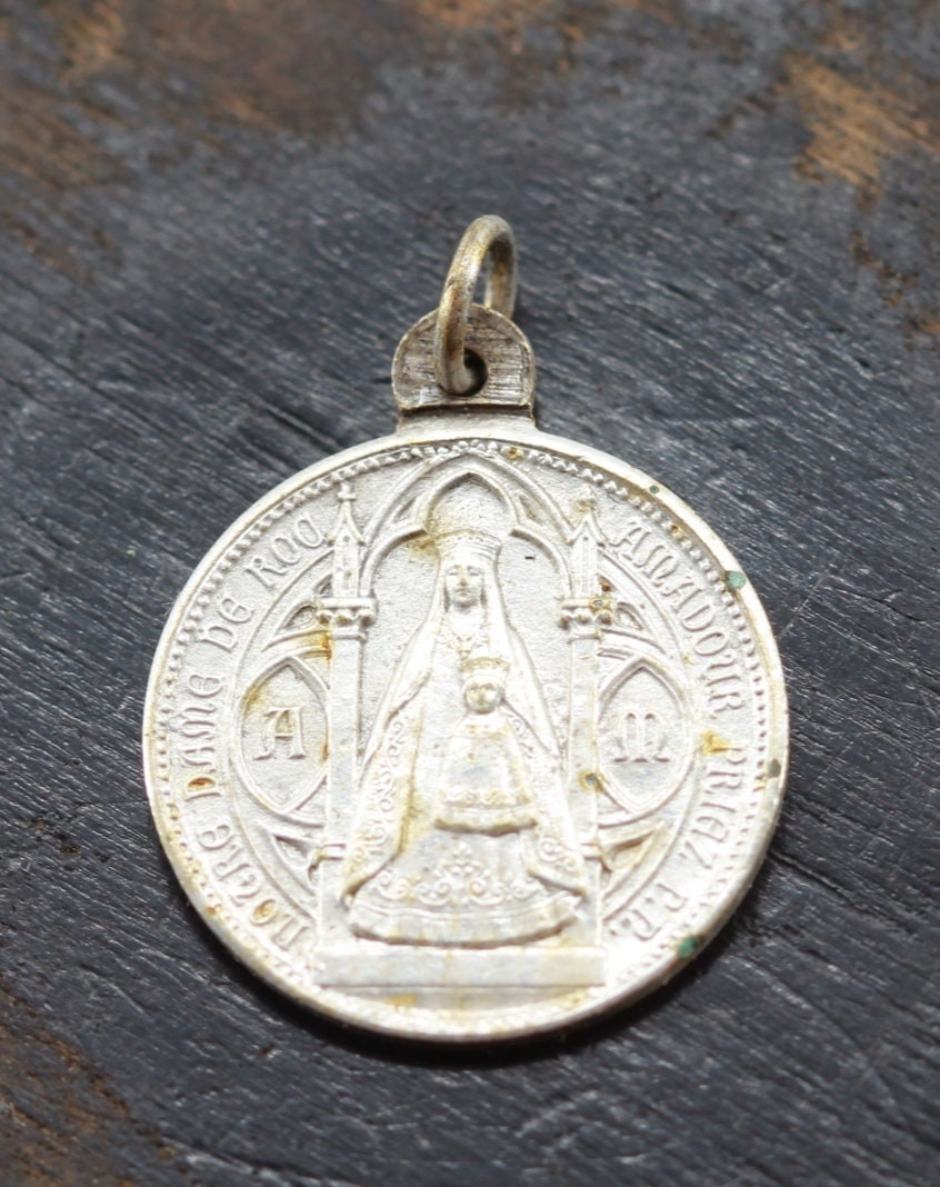 Rare Médaille Notre Dame de Rocamadour et Saint Amadour