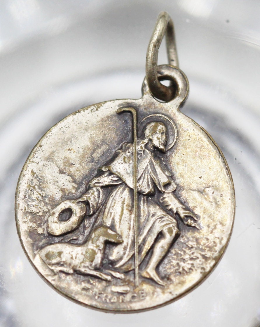 Médaille Saint Roch et Hubert Patron Des Chasseurs
