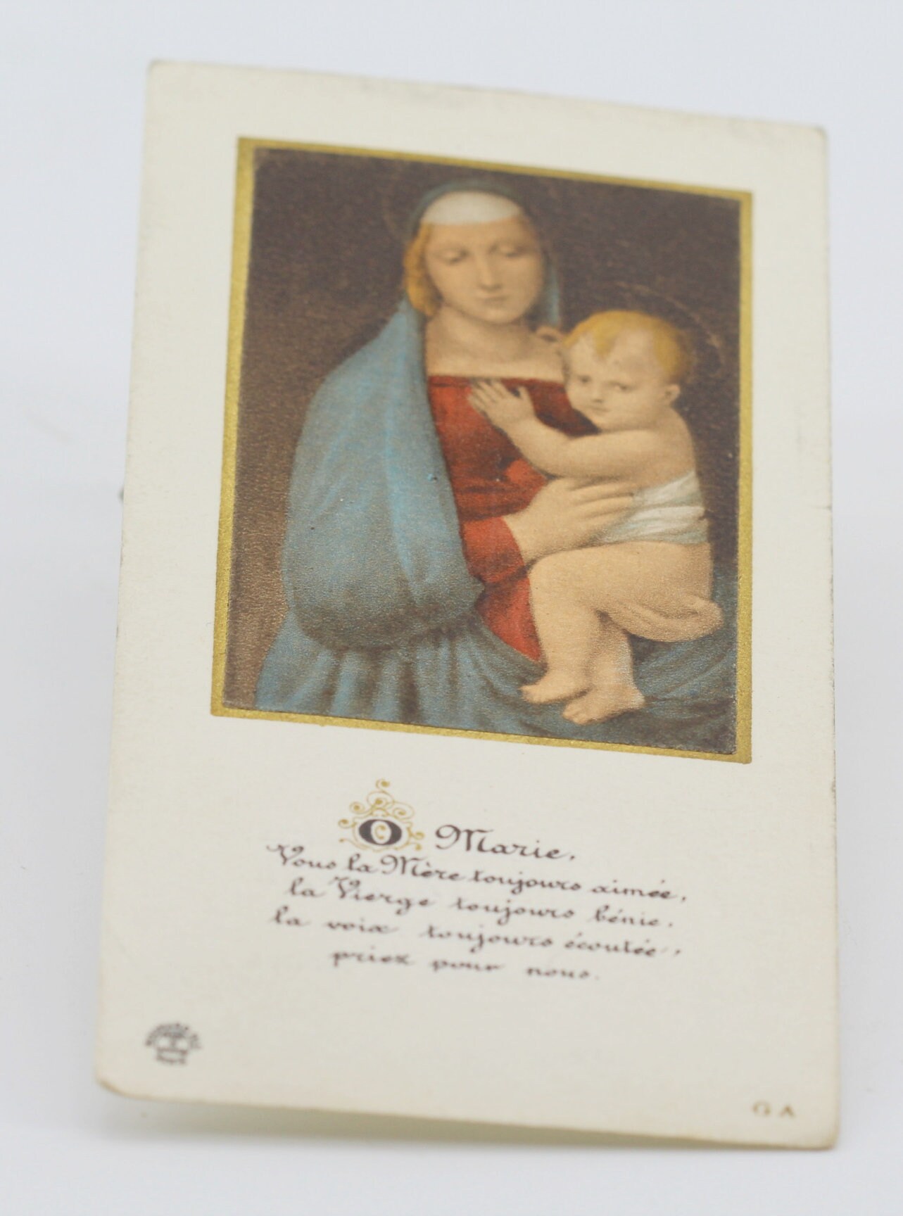 Ancienne Image Pieuse