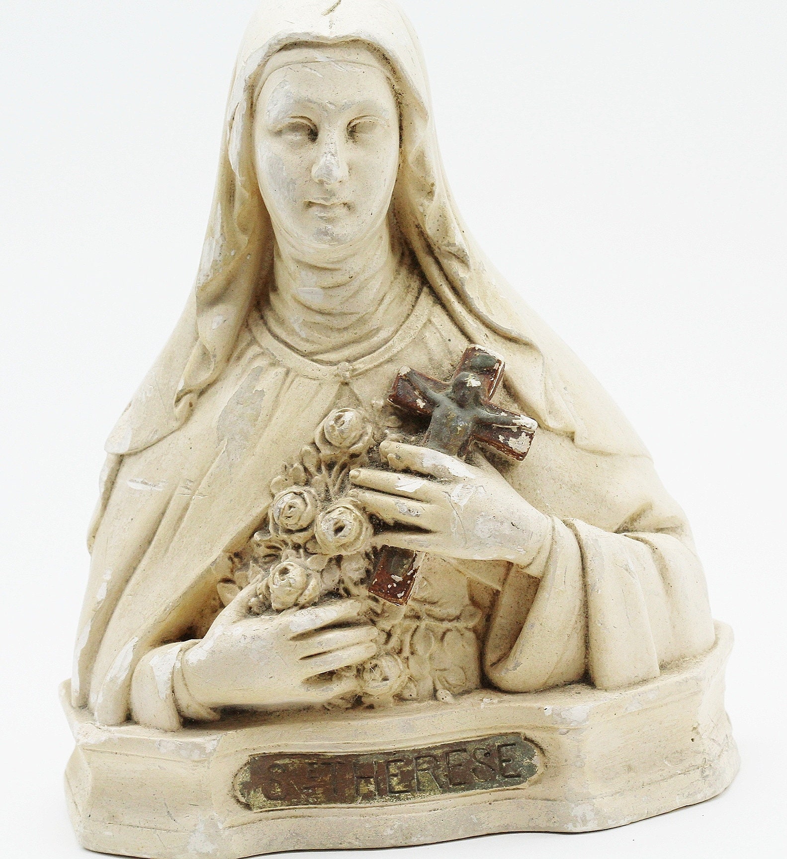 Rare Ancien Buste Sainte Thérèse