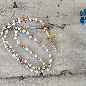 child lourdes antique rosary