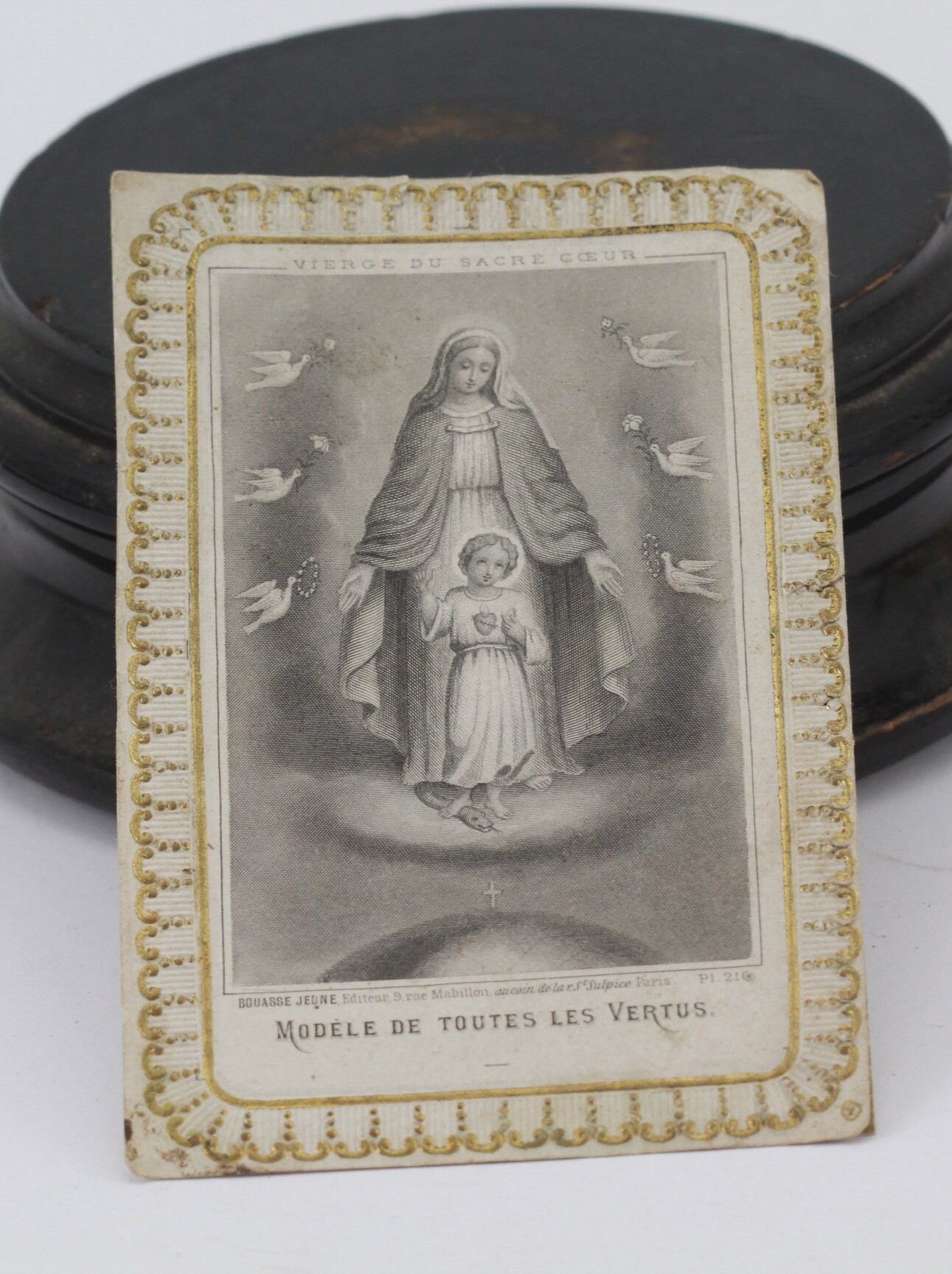 Image Pieuse Vierge Marie Canivet