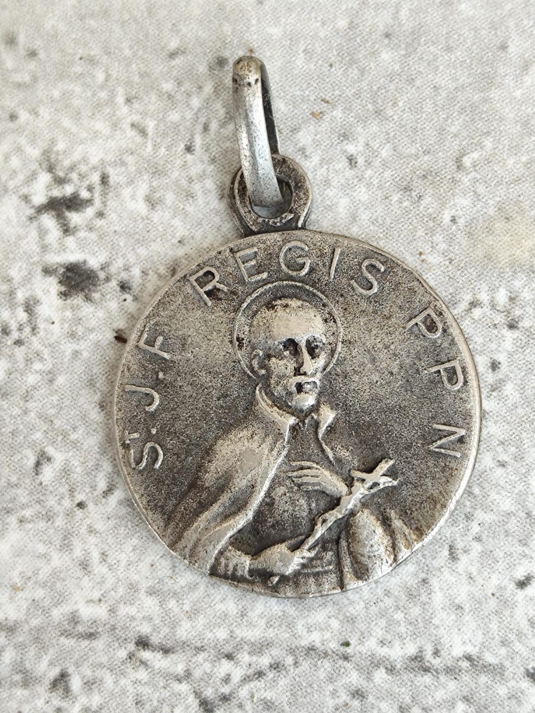 Médaille Religieuse Ancienne - Saint Hilaire - Métal Argenté