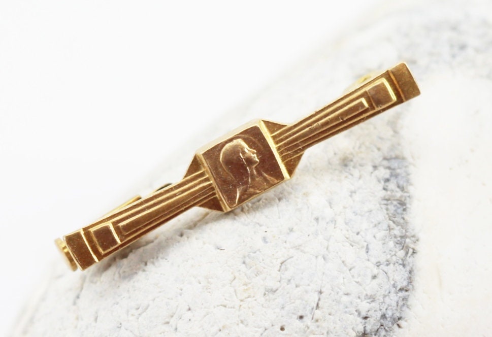 Rare Broche Vierge Marie