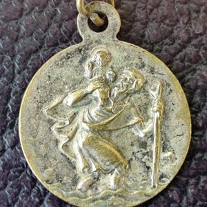 Saint christopher and Priest d'ars medal