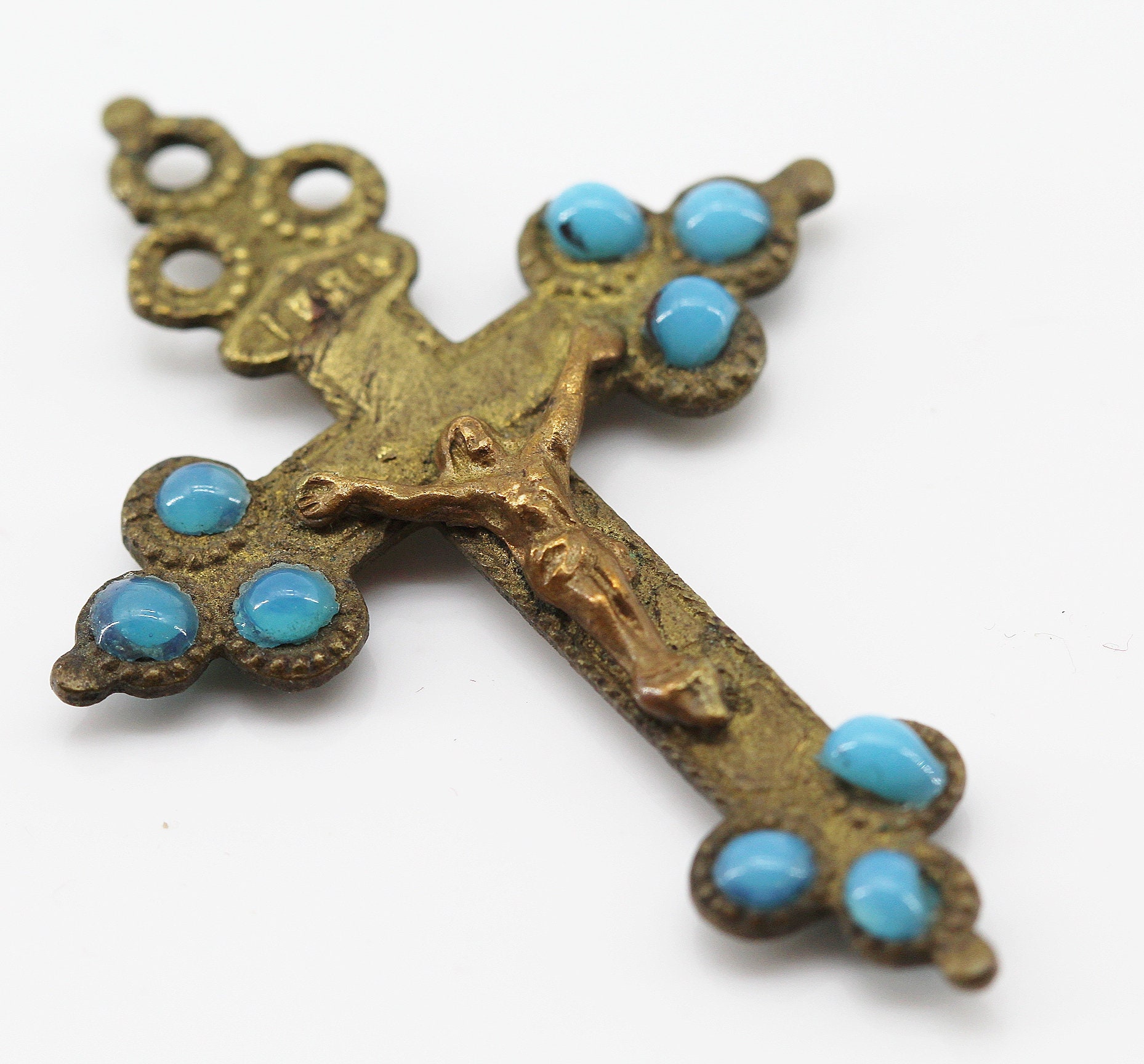 Rare Ancienne Croix Pectorale Souvenir de Mission