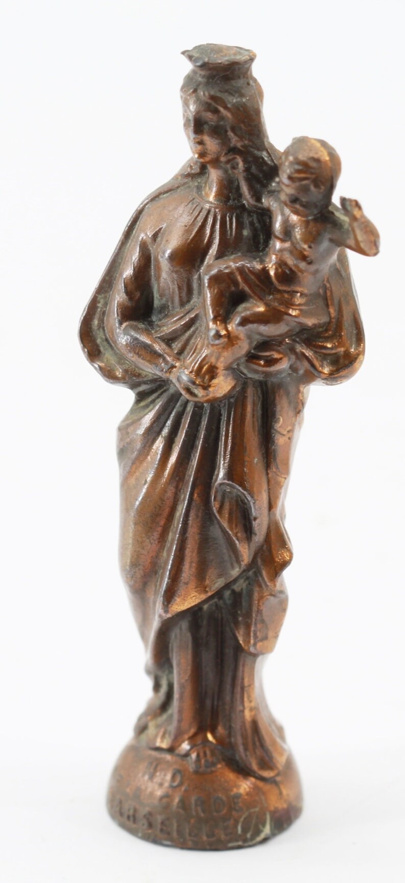 Ancienne Statue Notre Dame de La Garde Marseille