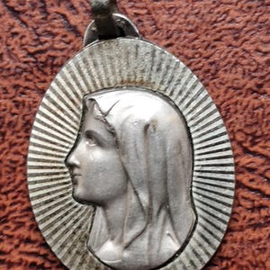 Virgin mary medal