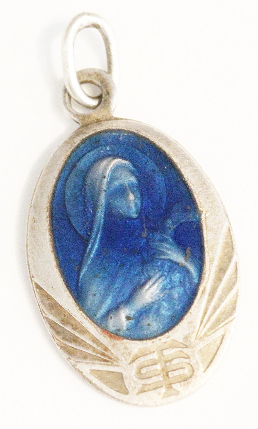 Rare Médaille en Email Sainte Thérèse