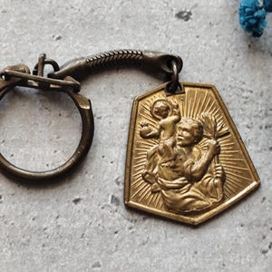 saint Christopher keychain