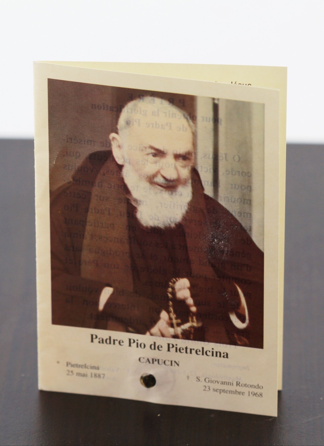 Rare Relique Padre Pio