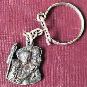 Saint Christopher keychain