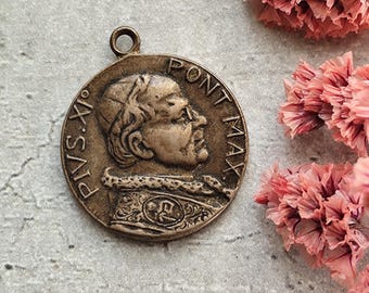 Ancienne Médaille Papale - Vatican - Pie X - Avec Son écrin D'origine