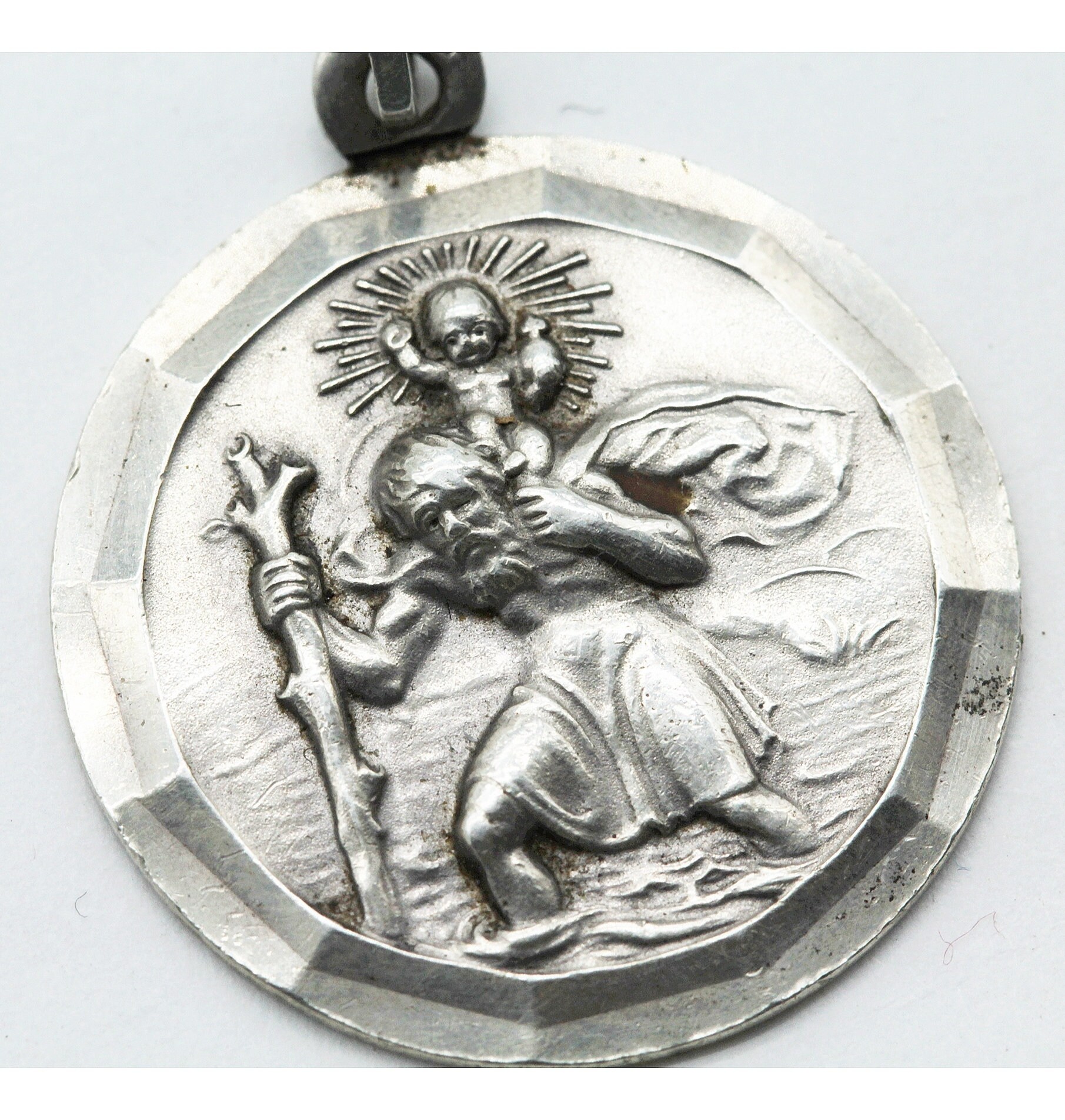 Médaille Saint Christophe en Argent
