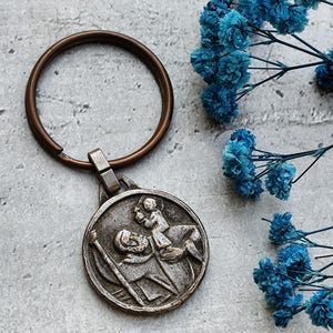 saint Christopher keychain