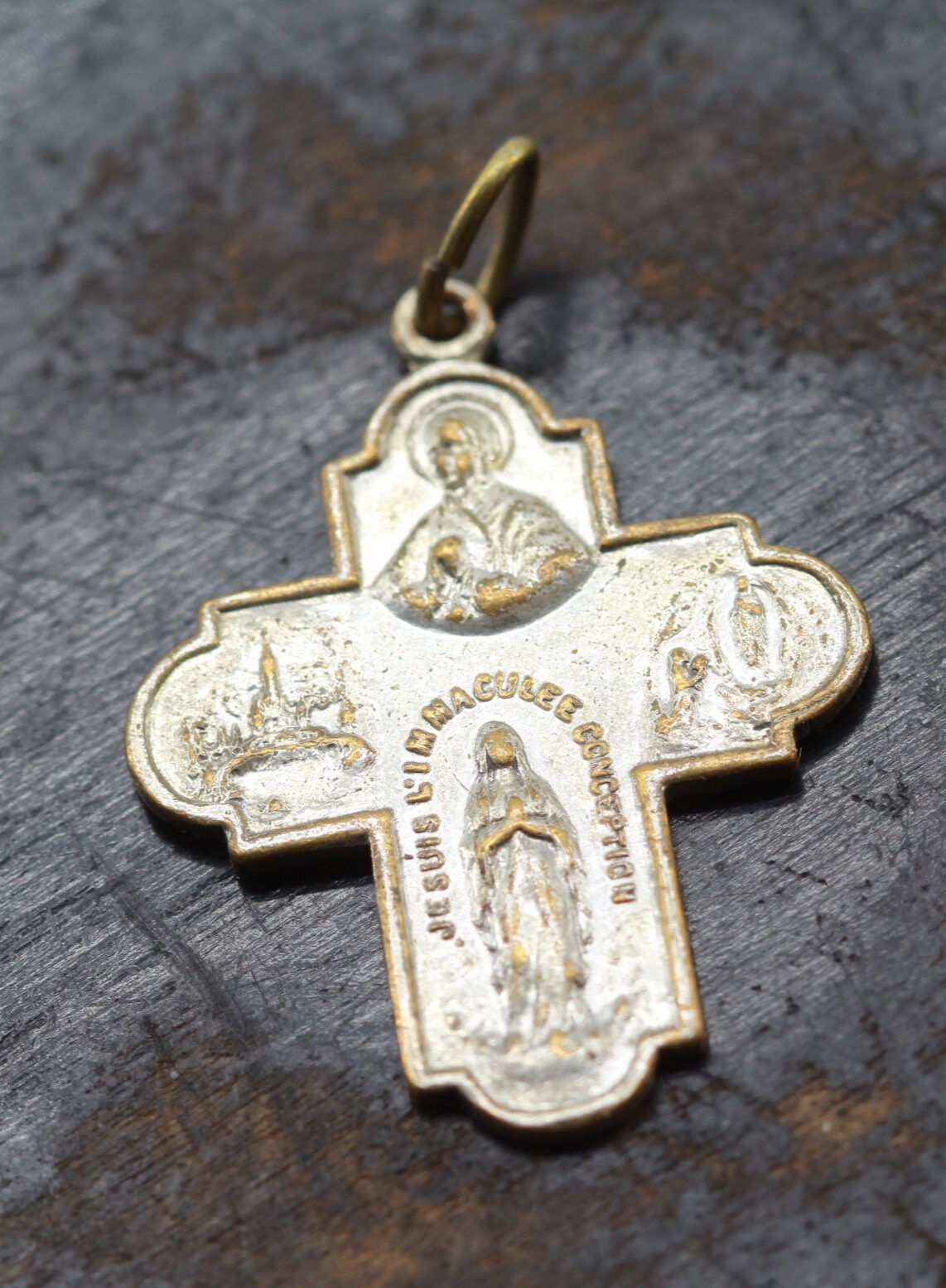 Ancienne Croix Pectorale de Lourdes