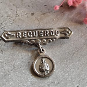 Vintage religious brooch