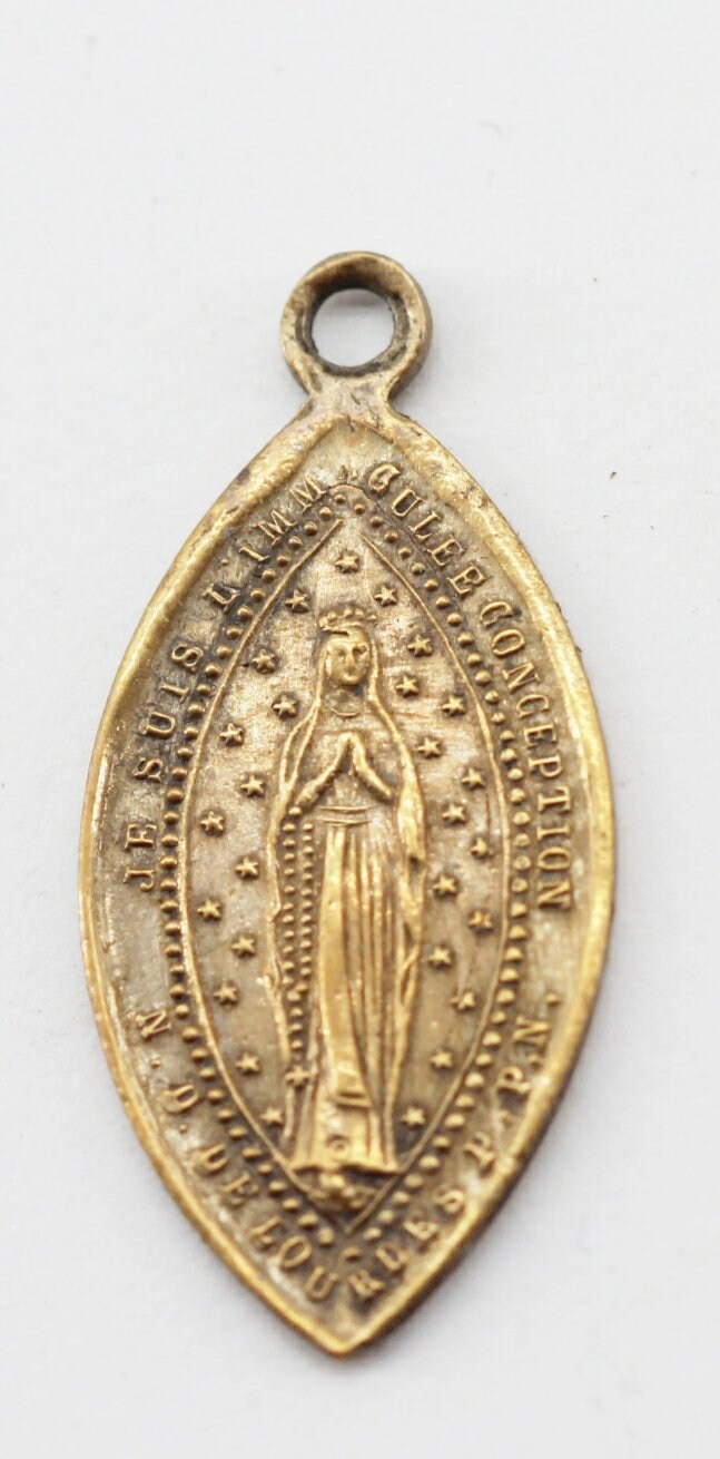 Rare Médaille Notre Dame de Lourdes