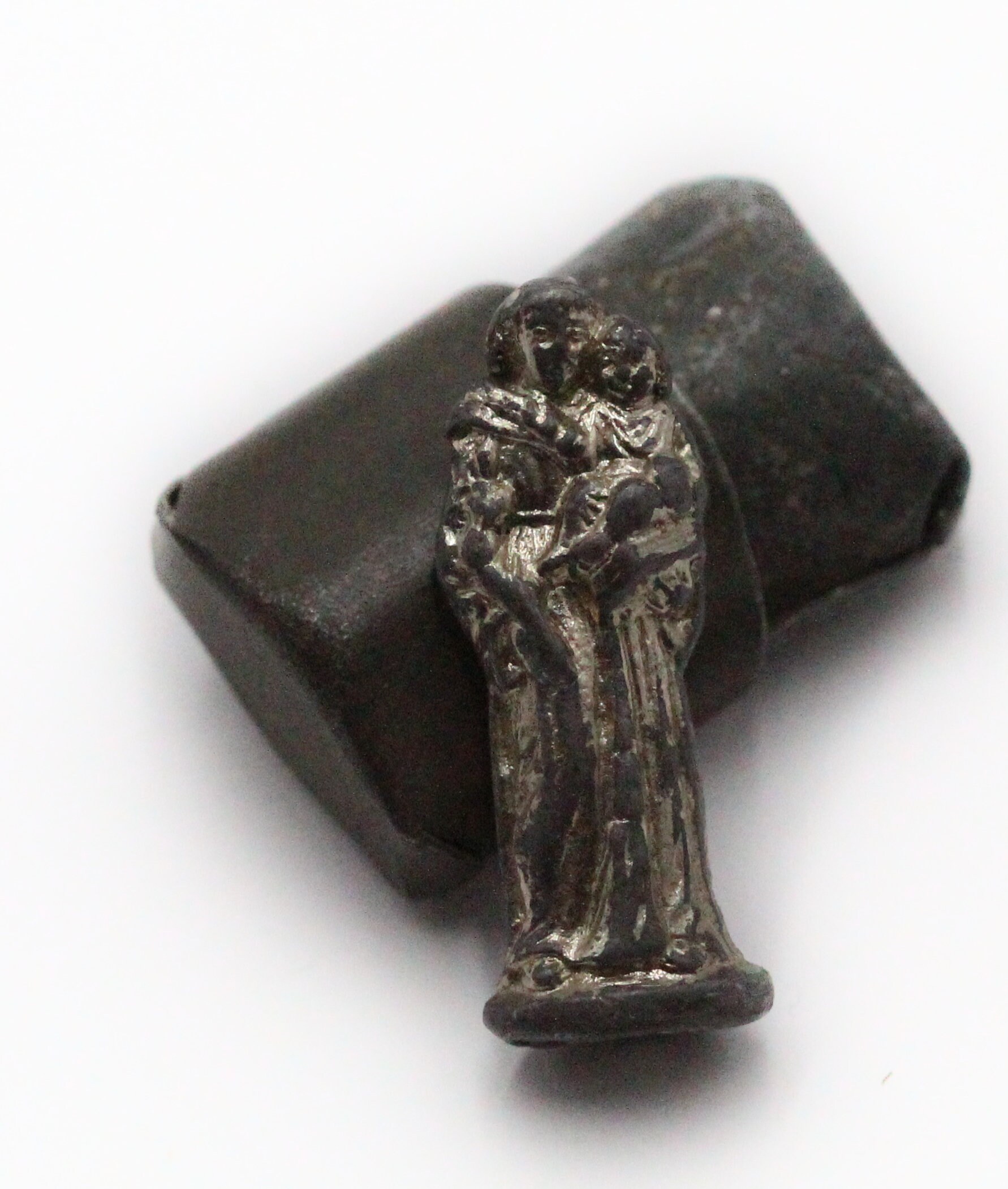 statuette Saint Antoine de Padoue avec Sa Boîte Religieuse