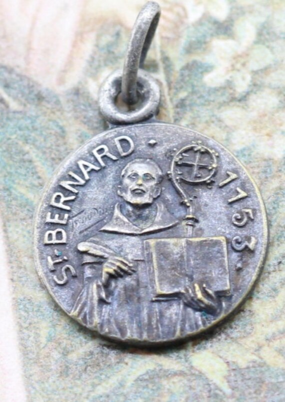 Rare Médaille Saint Bernard et Saint Benoit