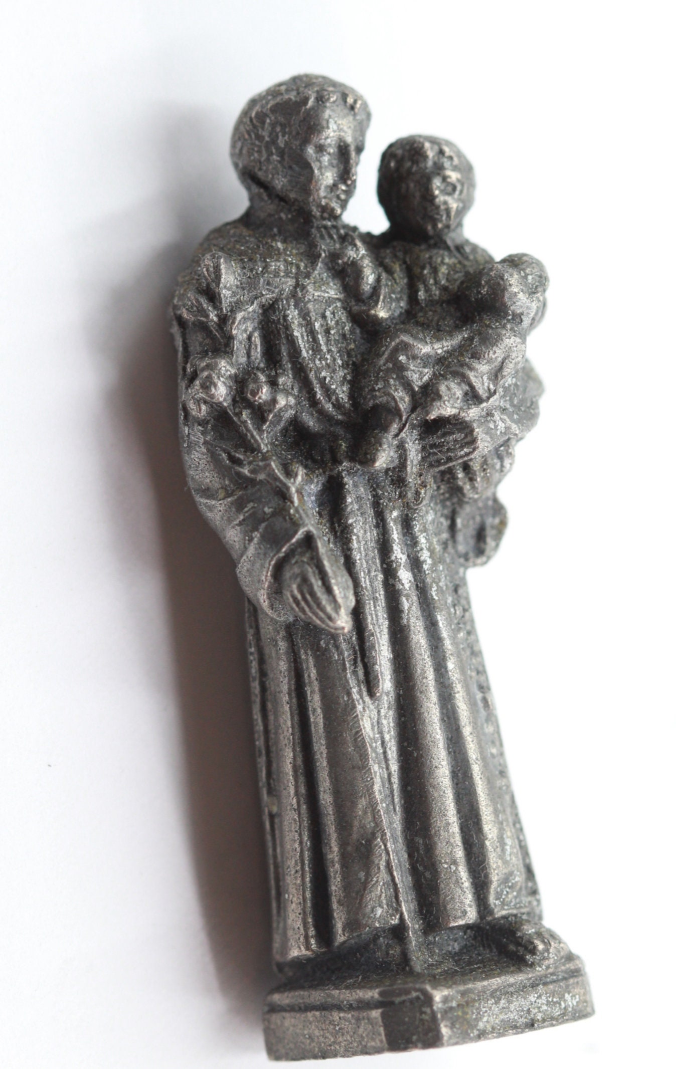 Rare Ancienne Statuette Saint Antoine de Padoue