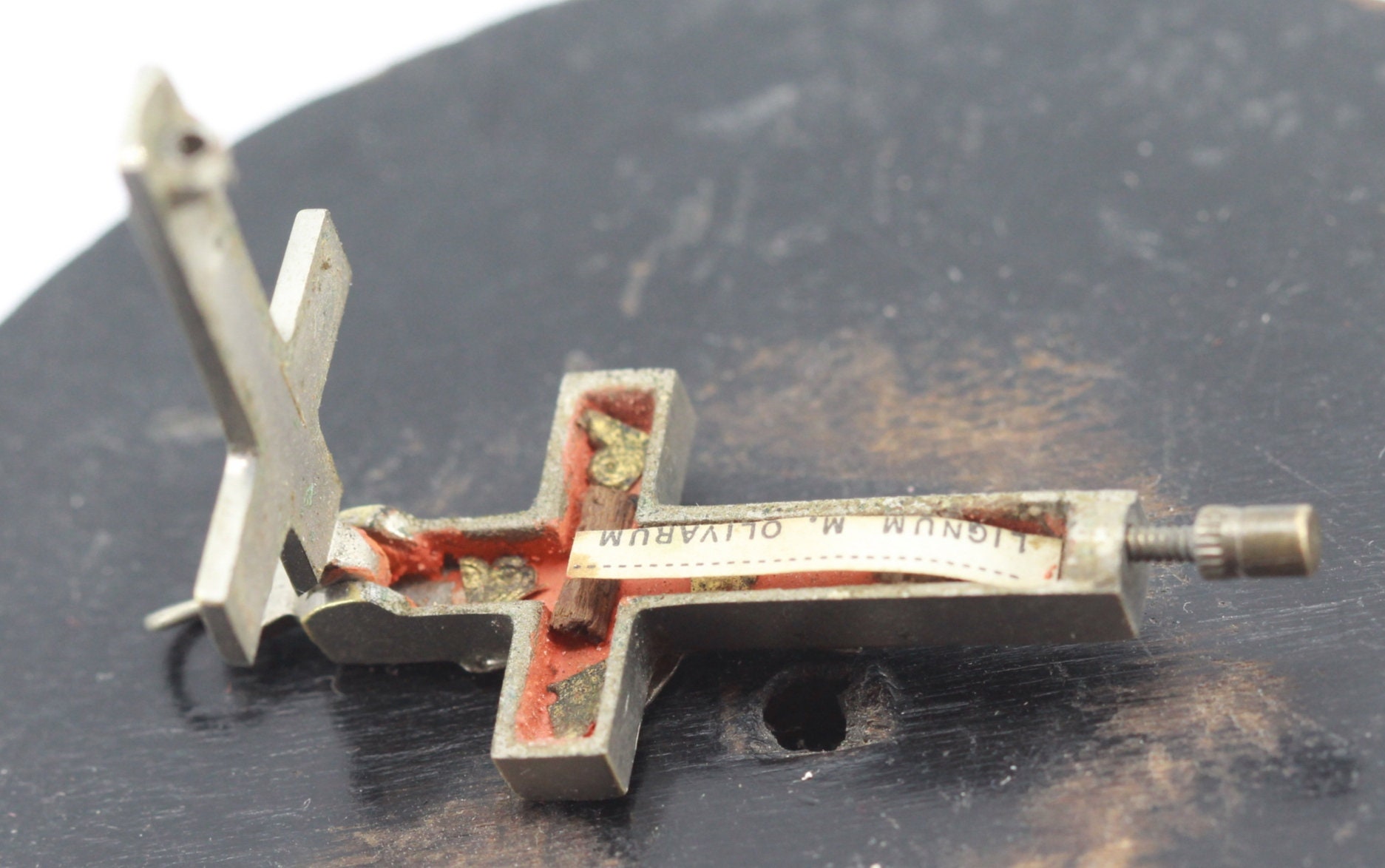 Rare Croix Relique Lignum M Olivarum