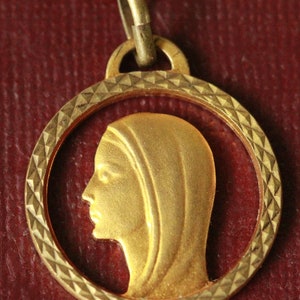 Virgin mary medal