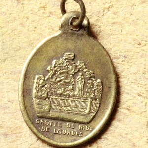 rare lourdes medal
