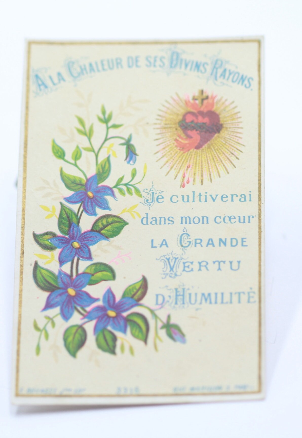 Ancienne Image Pieuse