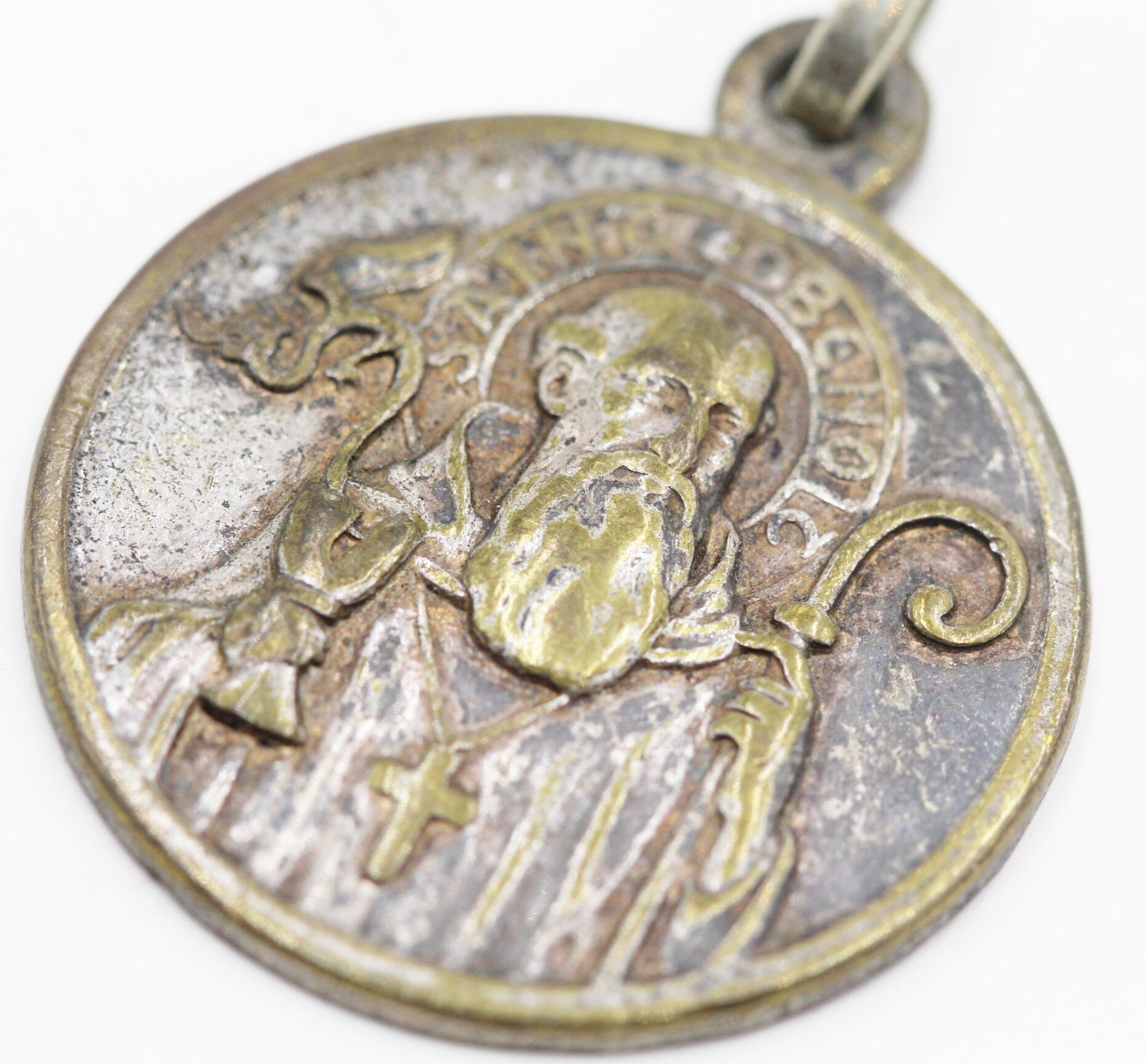 Rare Ancienne Médaille Saint Benoit
