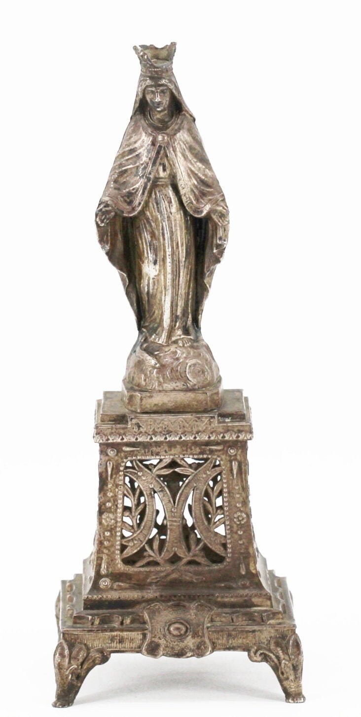 Rare Statue Notre Dame de Lourdes