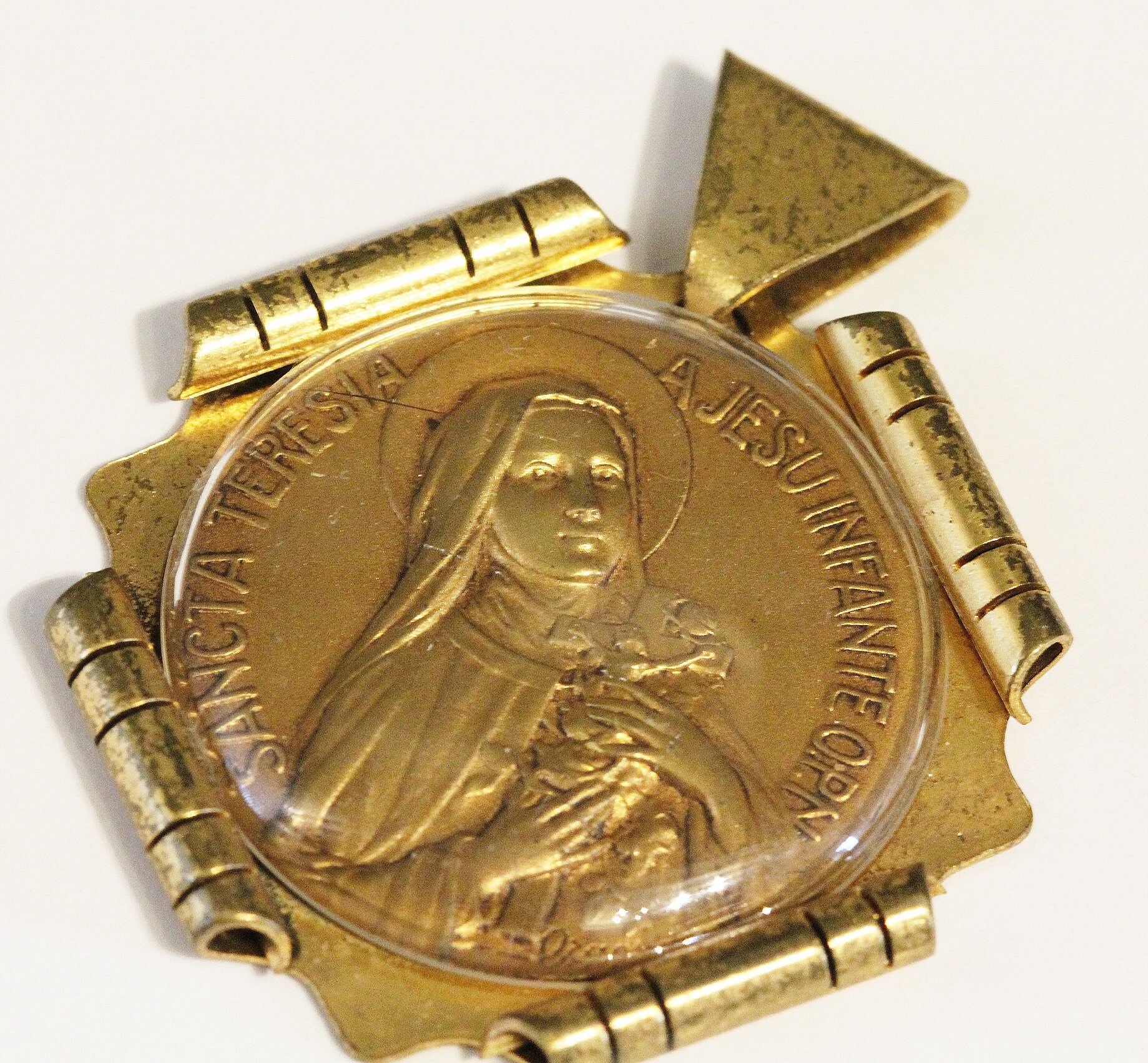 Rare Grande Médaille Sainte Thérèse