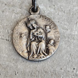 rare our lady of the port medal