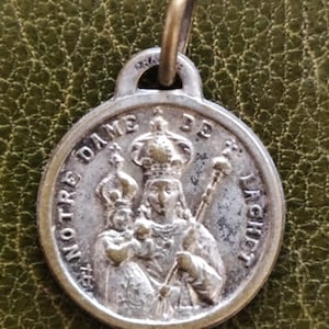 Saint Christopher and our lady latchet medal