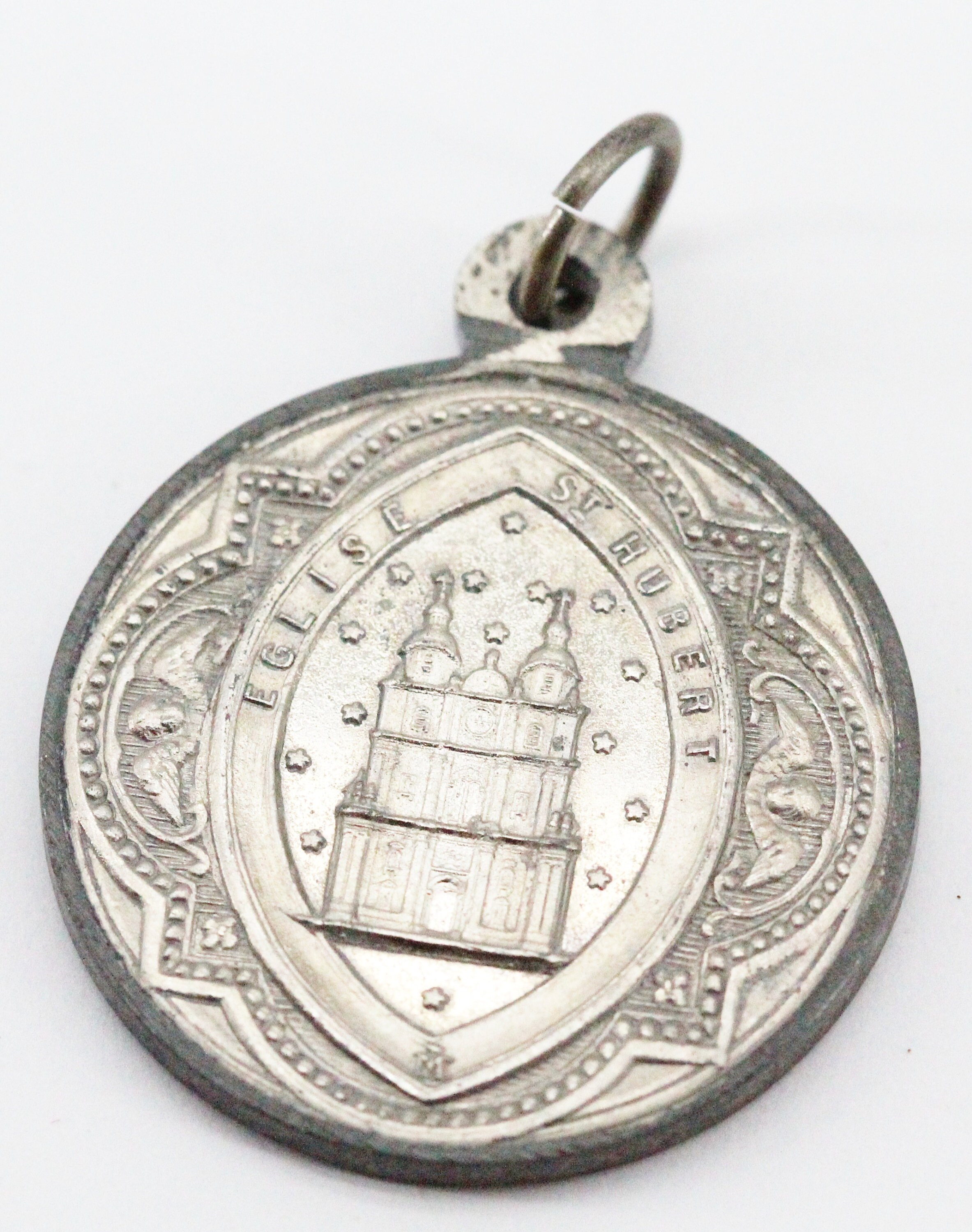 Rare Grande Médaille Saint Hubert