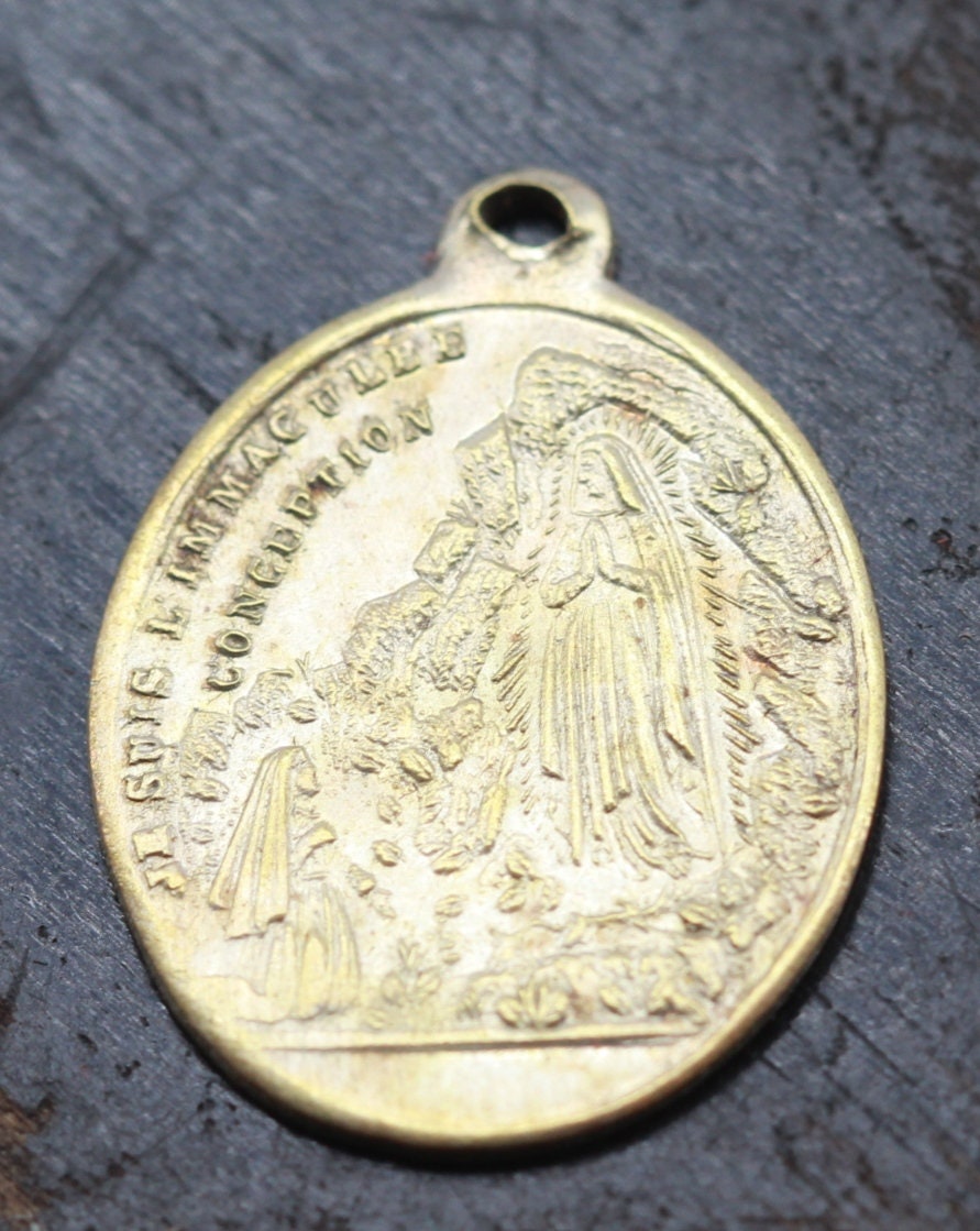 Rare Médaille de Lourdes