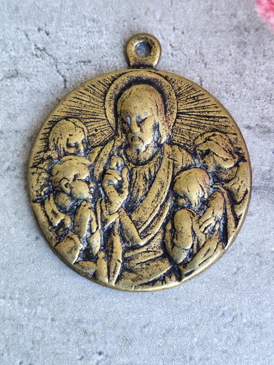 Rare Brass Catechism Religious Medal - Etsy