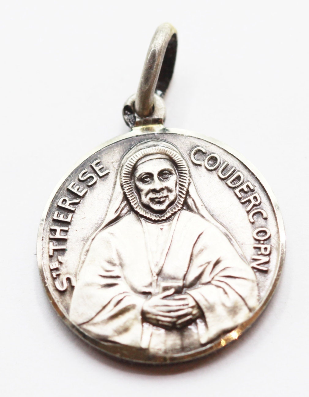 Rare Médaille Sainte Thérèse Couderc et Saint François Régis