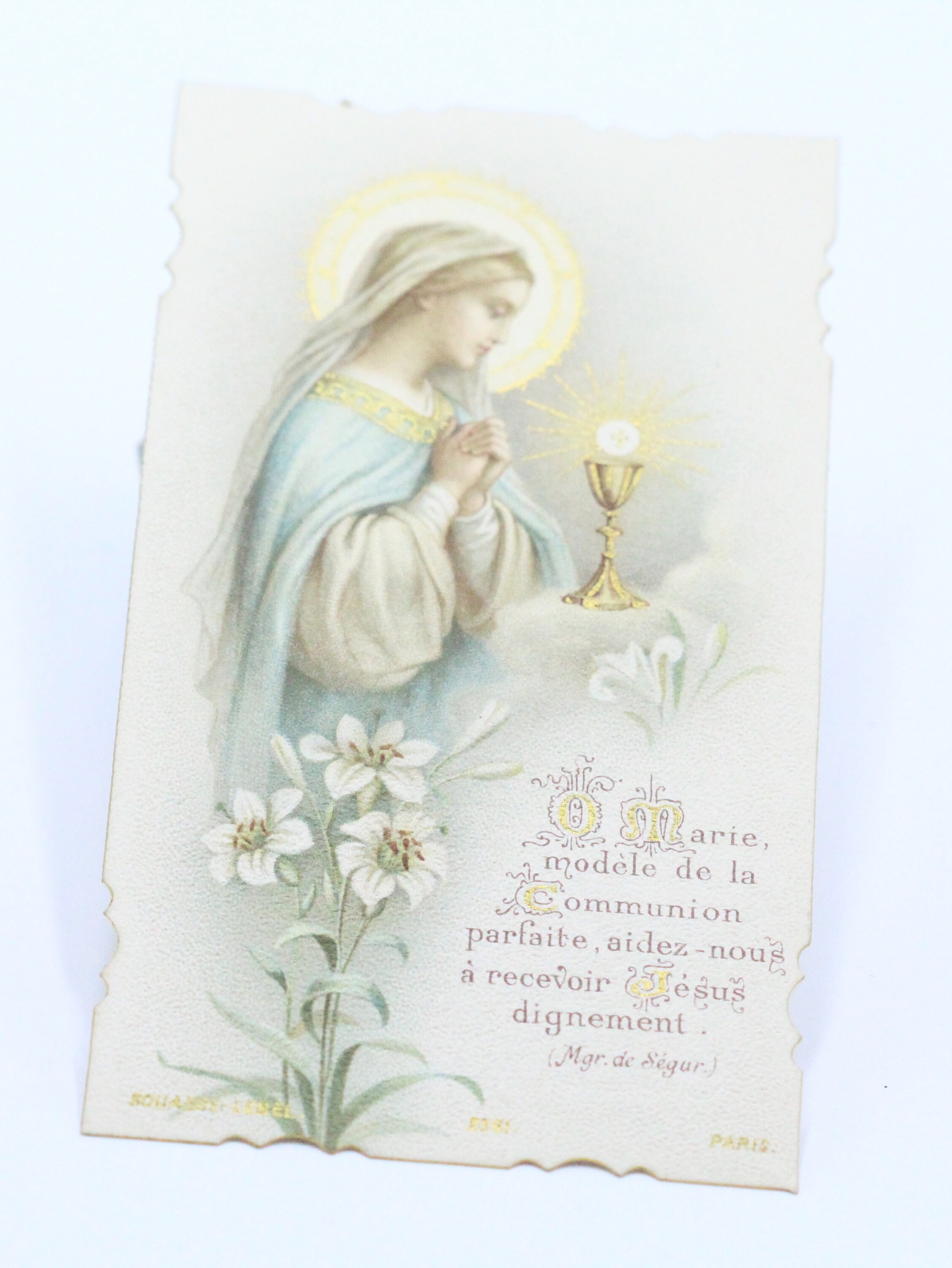 Ancienne Image Pieuse Vierge Marie