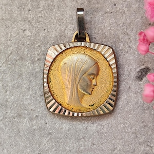 Virgin Mary Lourdes Medal