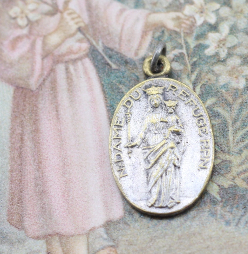Rare Médaille Notre Dame Du Refuge