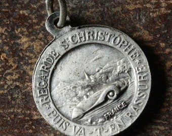 Ancienne médaille Saint Christophe