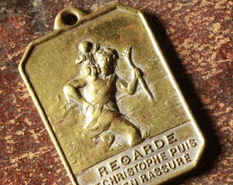 Rare Medaille saint Christophe